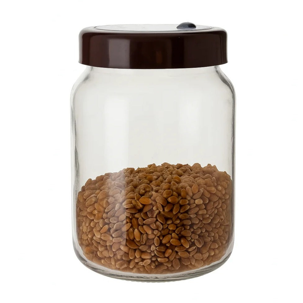 Sterilised Grain Jar with Injection Port (Wheat)